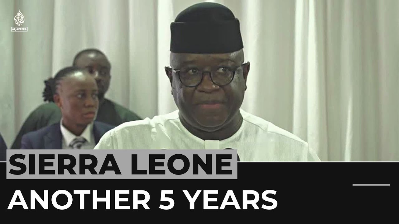 Sierra Leone elections: President Julius Maada Bio back in office