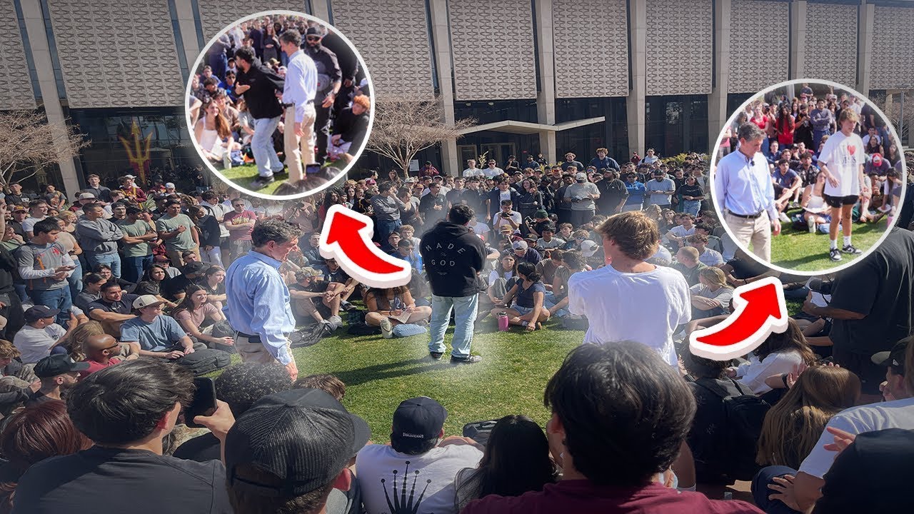 Cliffe Knechtle PREACHING at ASU with George Janko and Bryce Crawford