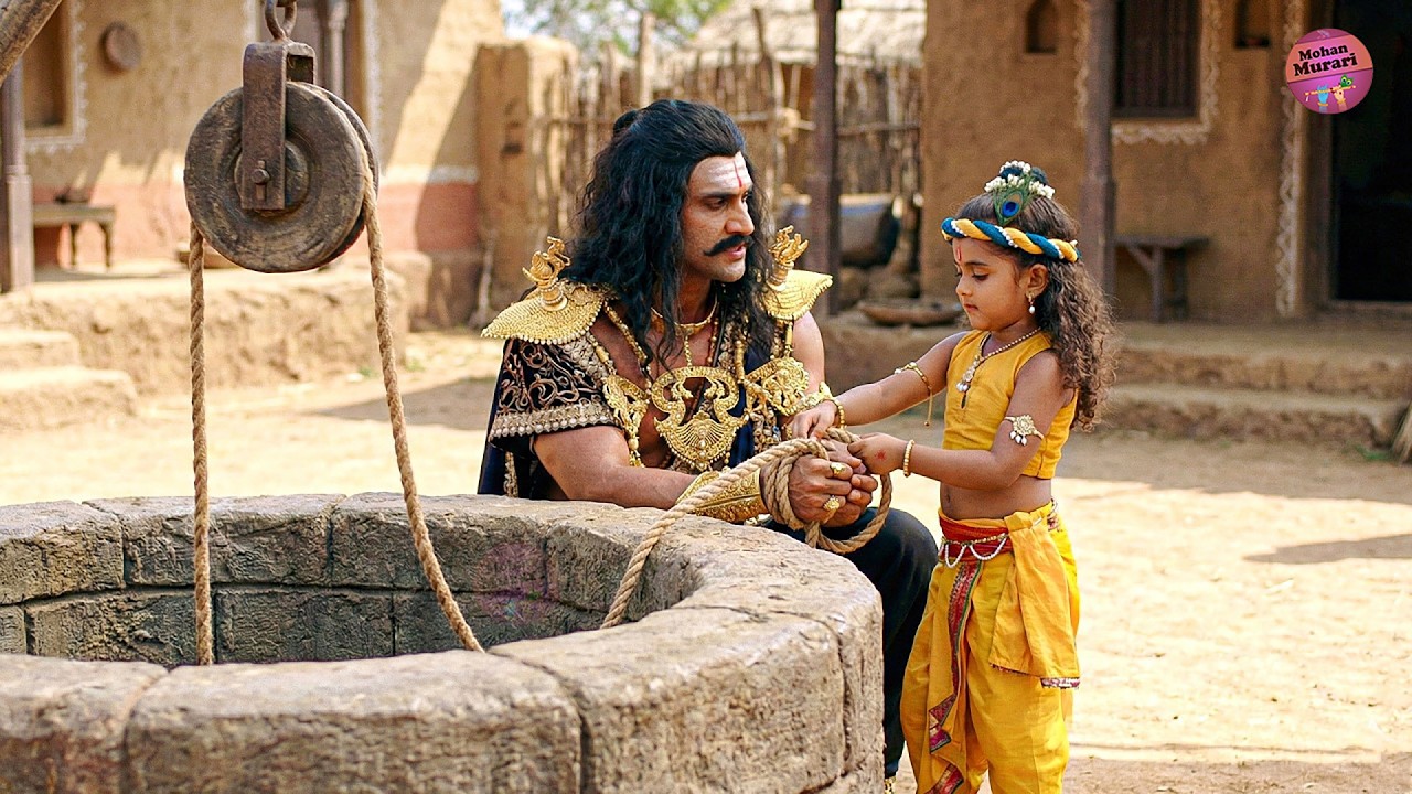 Yashomati Maiyaa Ke Nandlala | बाल कन्हा ने कंस को बनाया कैदी | Krishan leela