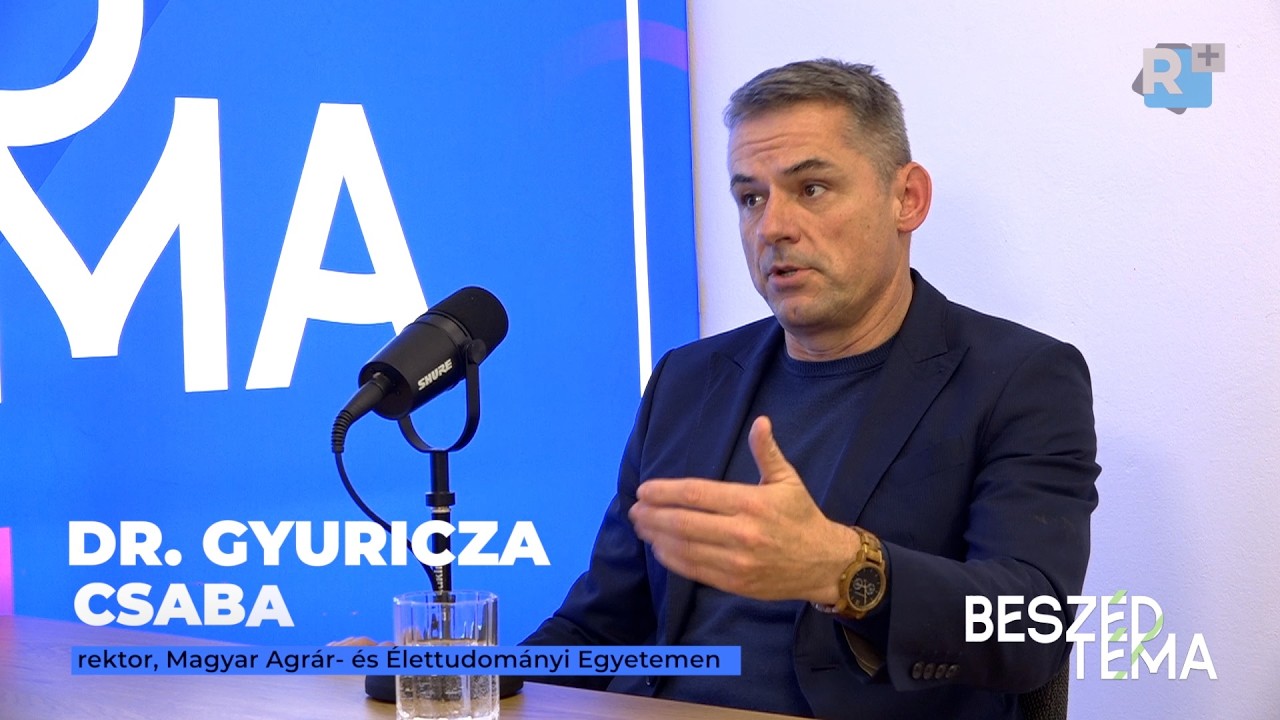 🎓 MATE – 25 milliárdos fejlesztés, agrármúzeum Gödöllőn | BESZÉDTÉMA #19 | Dr. Gyuricza Csaba rektor