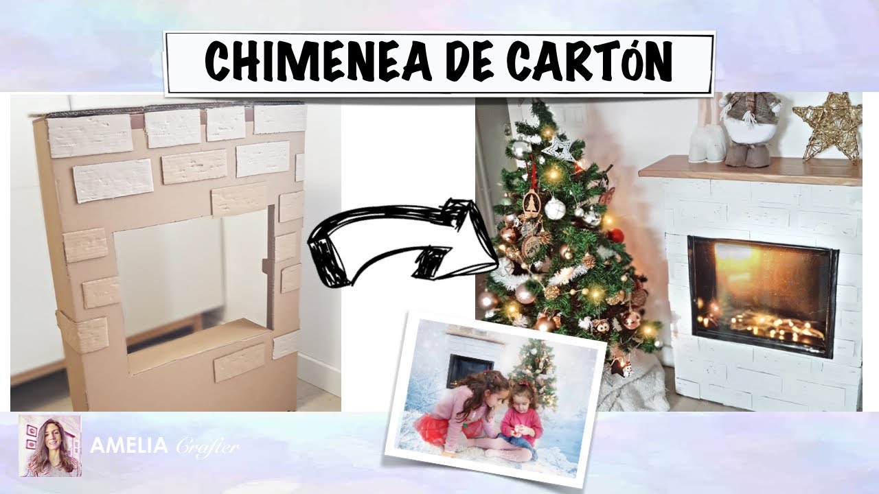 HAZ UNA CHIMENEA DE CARTÓN - FÁCIL!