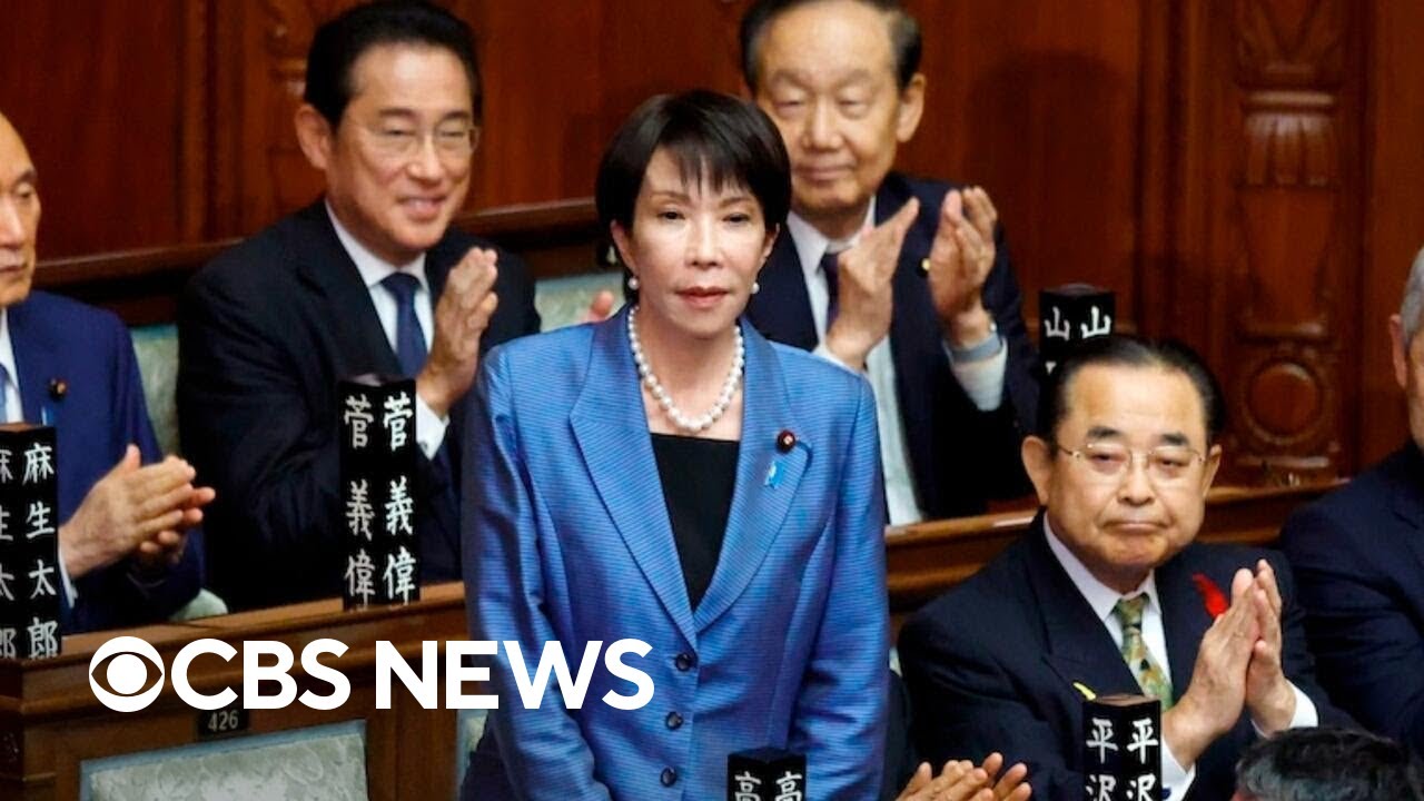 Sanae Takaichi becomes Japan's first female prime minister