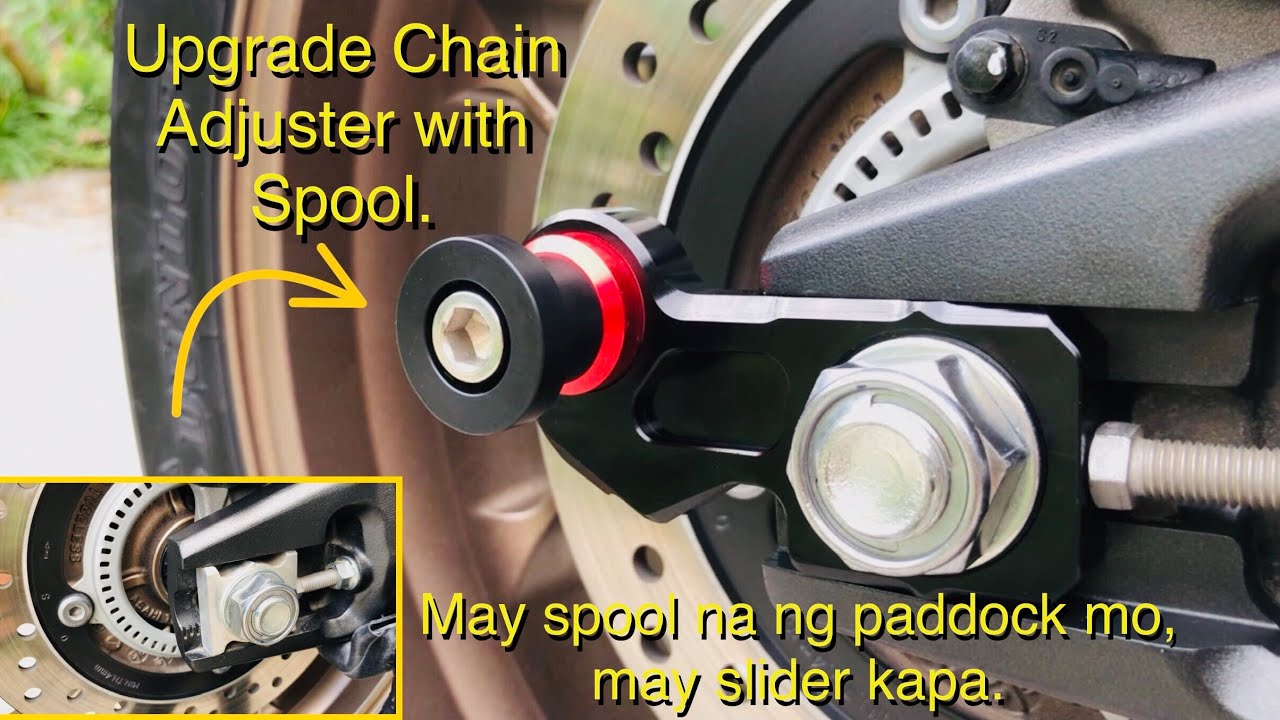 Installing Chain Adjuster of cb650r.