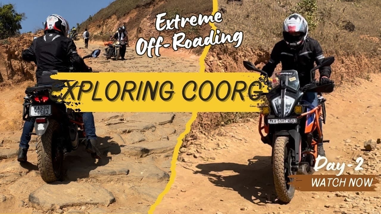 Bangalore to Coorg Road Trip~Day 2 on KTM 390 Adventure | Scary Mandalpatti offroad🏴‍☠️