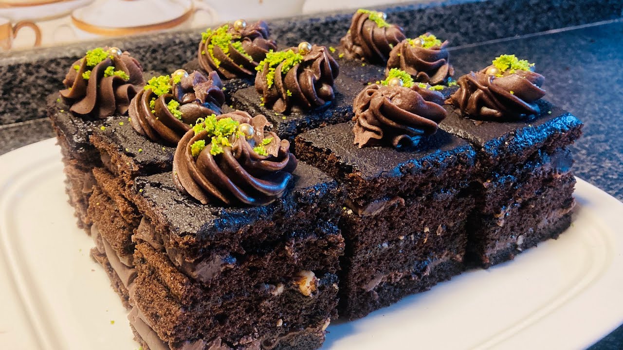 کیک شکلاتی برای عید | کیک ککوی برای عید | chocolate cake for Eid