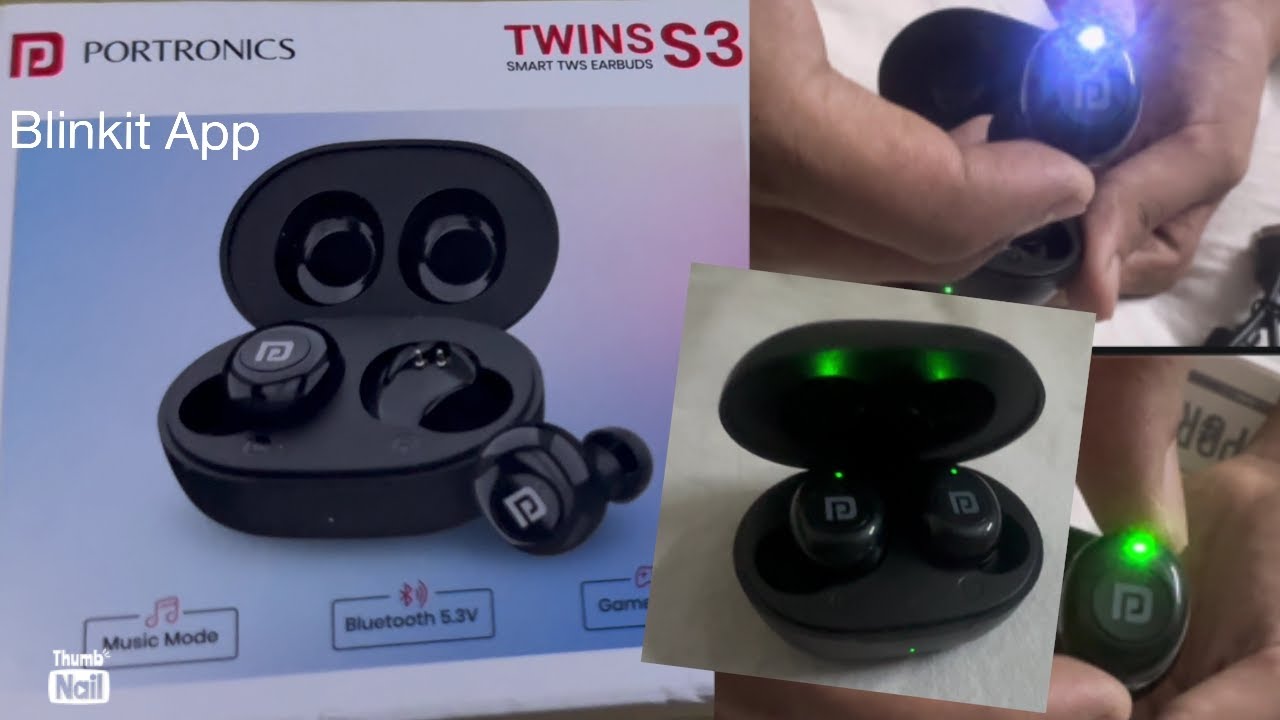 Portronics Twins S3 TWS Earbuds review  Blinkit | best earbuds under 699 | online shopping