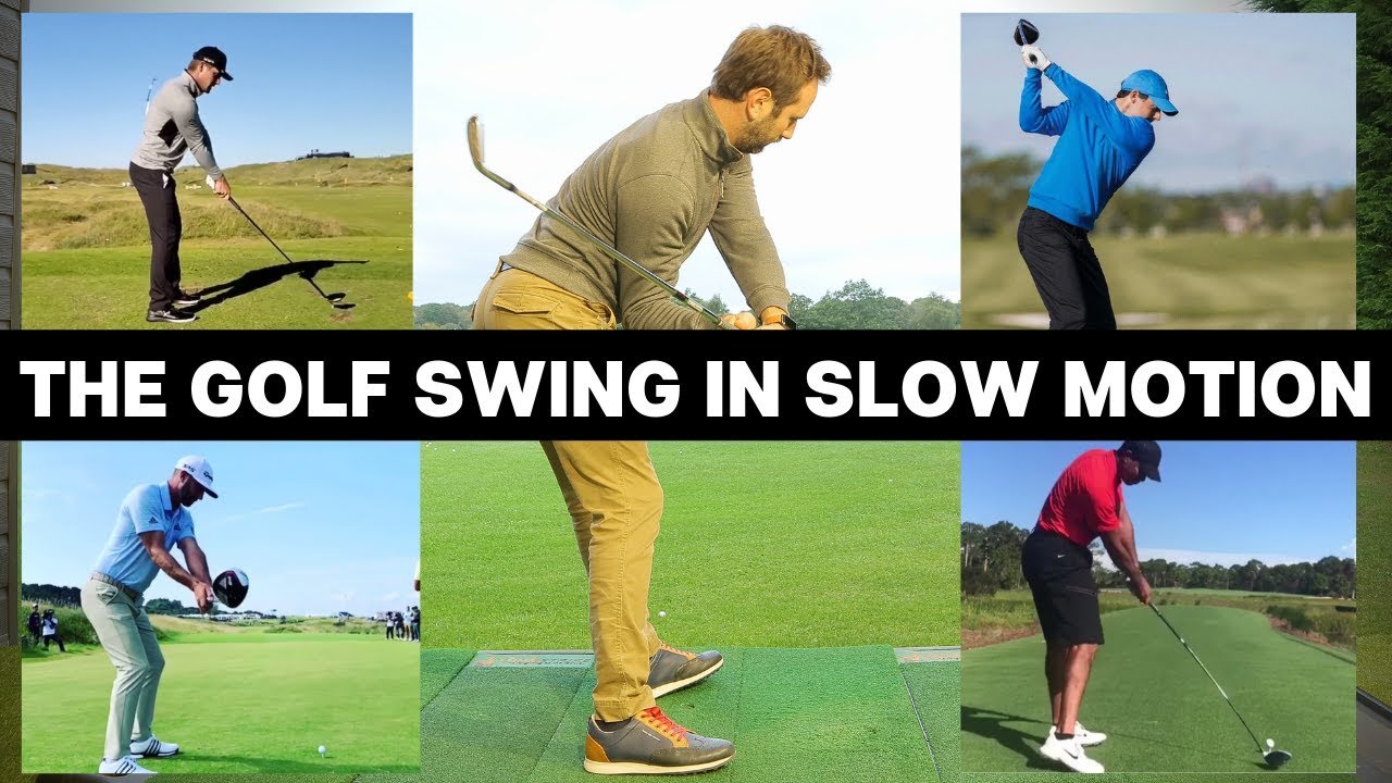 THE MOST IMPORTANT PARTS OF THE GOLF SWING IN SLOW MOTION