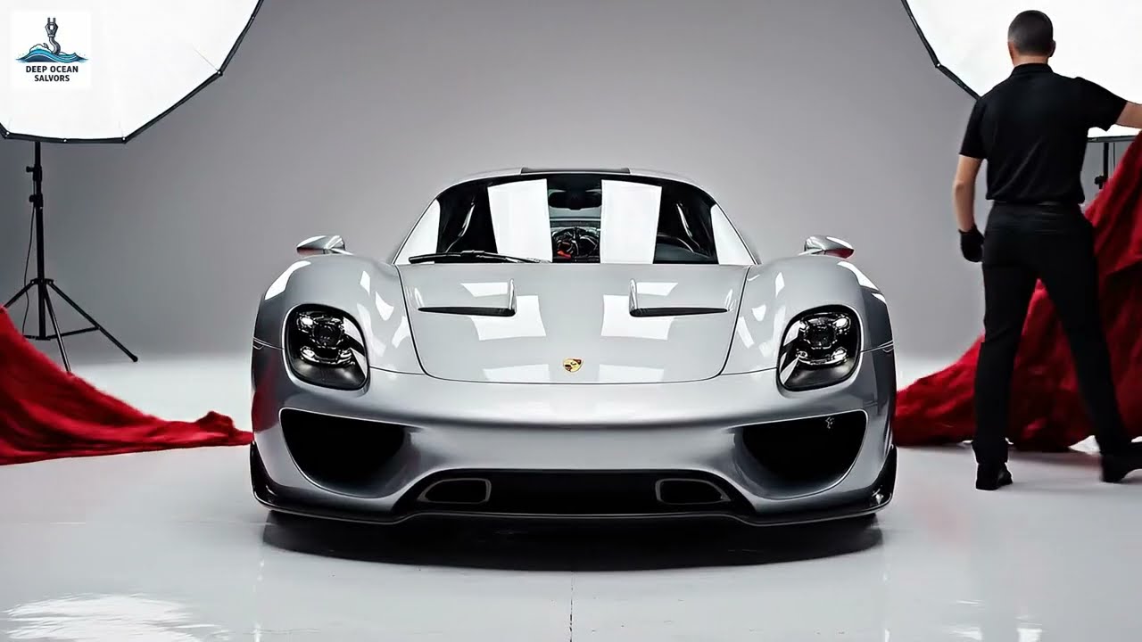 Глубоководное спасение: подъём затонувшего гиперкара Porsche 918 Spyder