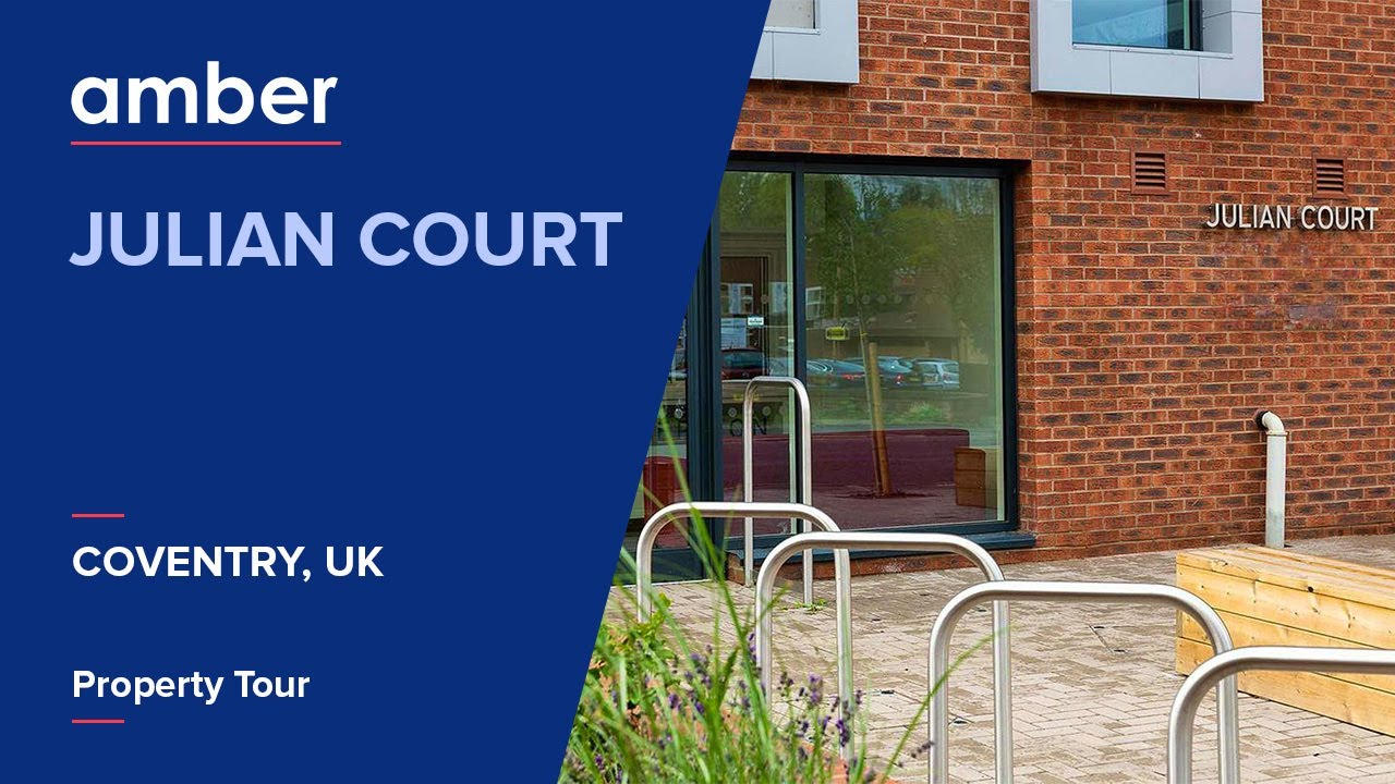Property Tour | Julian Court, Coventry | Student Accommodation in UK | amber