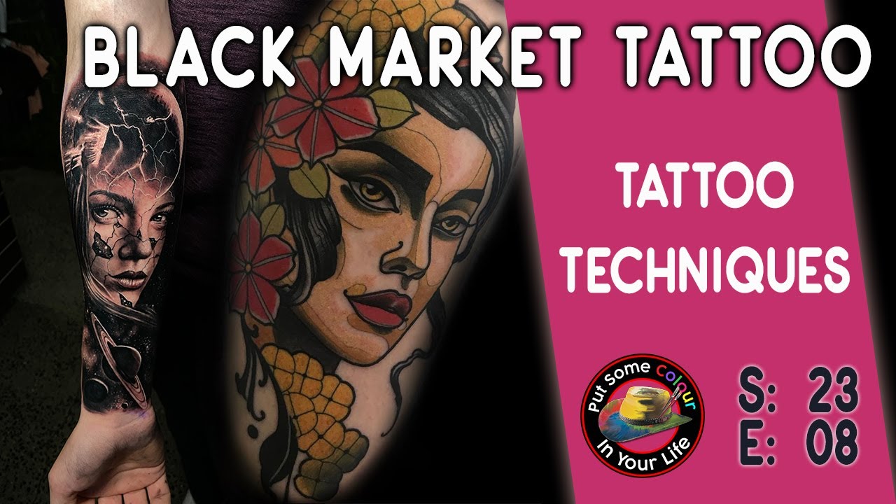 Modern Tattoo Techniques at Black Market Studio | Colour In Your Life