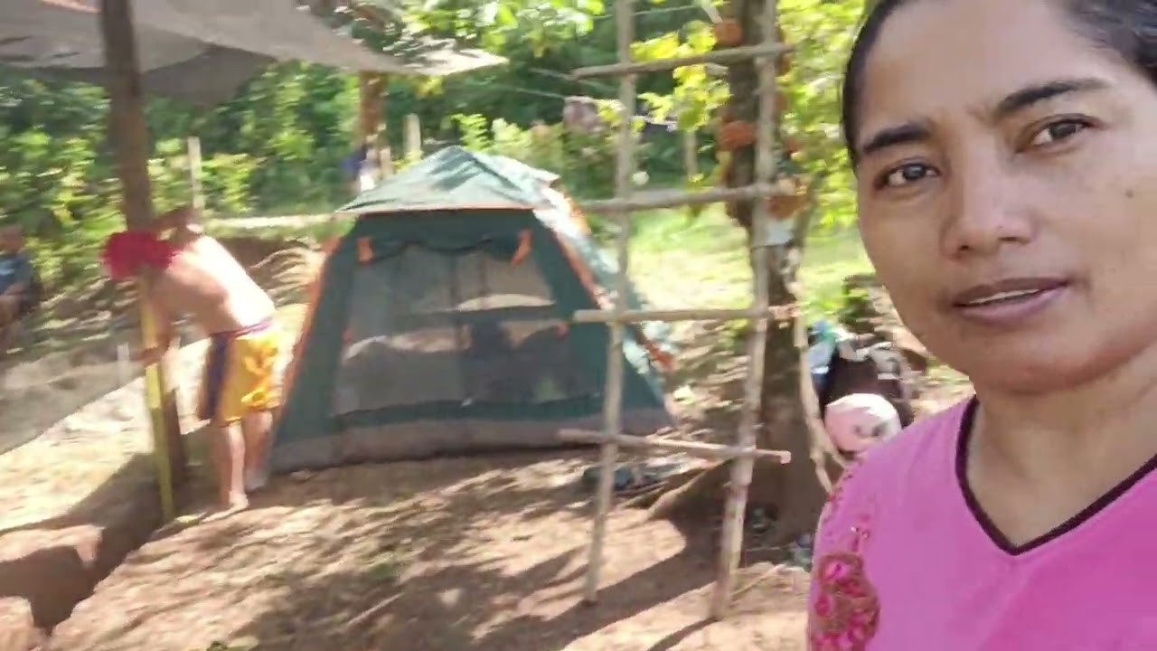 Part2 Farm house| Nagpadeliver kami ng materyales at nag set up ng hollow blocks