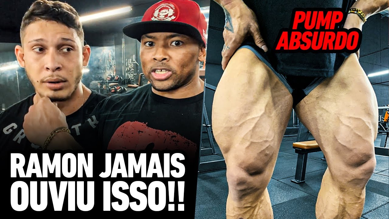 RAMON PRECISOU OUVIR ISSO DO RUDEBOY + LEG DAY JAMAIS VISTO