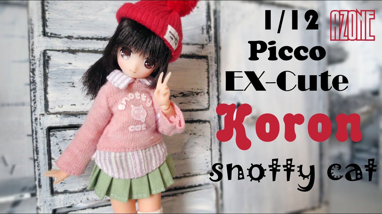 Распаковка малышки Корон 1/12 Picco EX-Cute Koron Snotty Cat IV AZONE