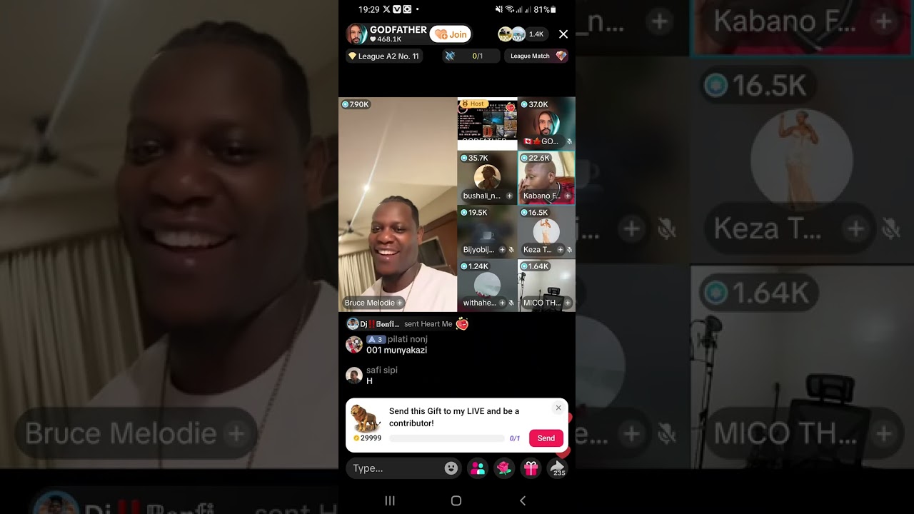 Bruce melody live on tiktok 