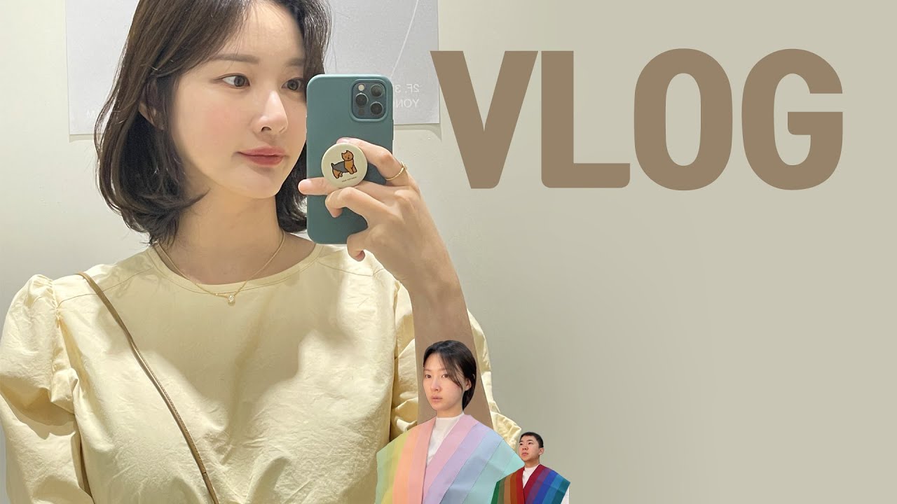 [vlog]직장인 브이로그(퍼스널 컬러 진단!/출근기록/수원 통닭거리/해물찜 맛있다/머리하고 친구들 만나기/킹뚜껑 김밥/역전할맥/갈또취/한강 라면/중식에 소주!/시바견 택이)