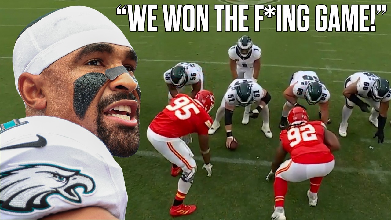 Jalen Hurts Mic'd Up in INTENSE Win vs Kansas City Chiefs