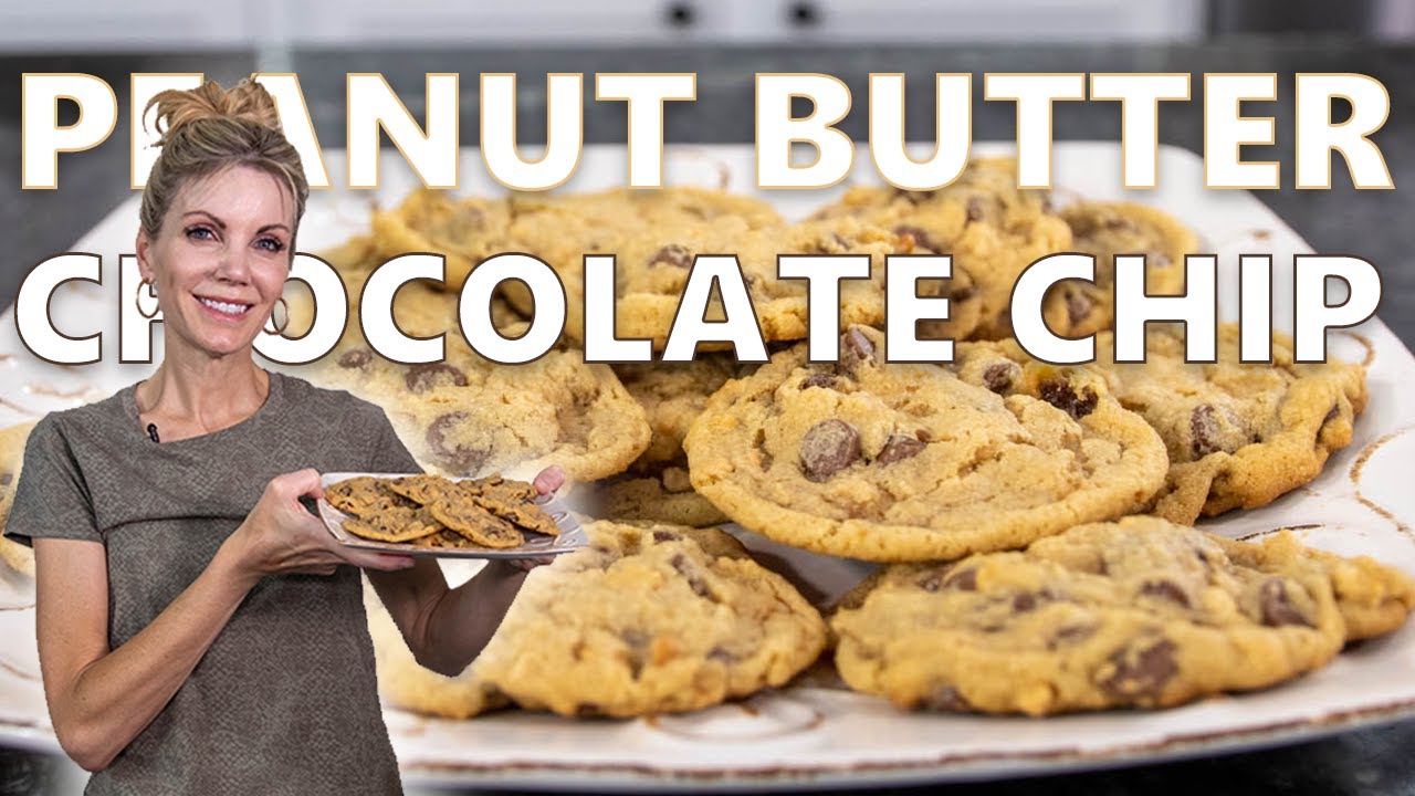 Peanut Butter Chocolate Chip Cookies | 5 Minute Recipe