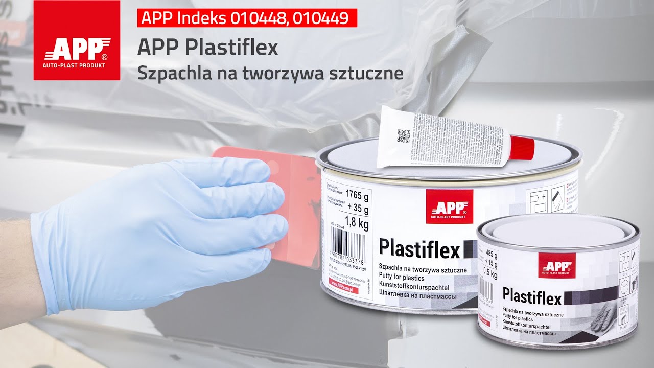 APP Plastiflex - Szpachla na tworzywa sztuczne