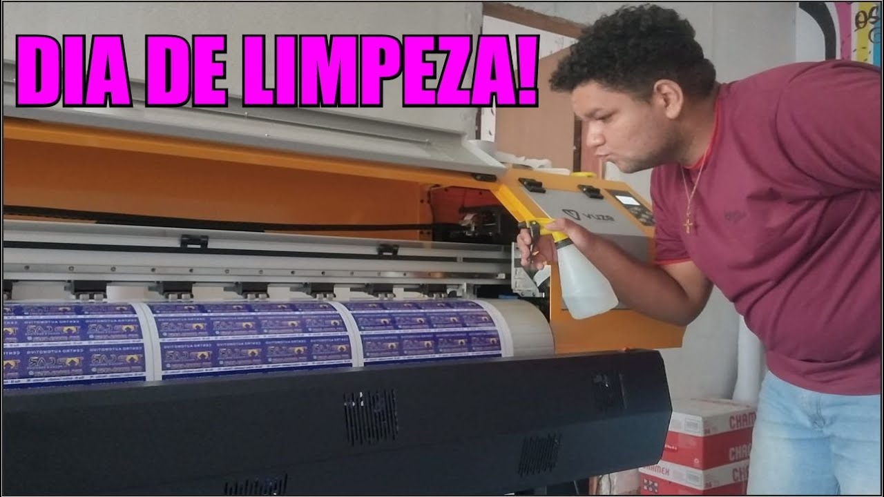 APRENDA FAZER A LIMPEZA PREVENTIVA EM SUA PLOTTER DE IMPRESSÃO!!!