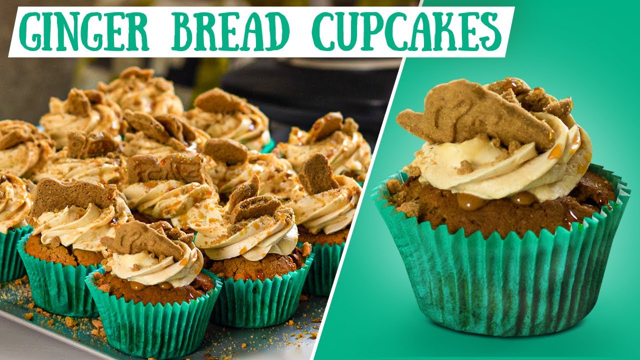 How to bake gingerbread cupcakes|French buttercream|cake decorating vlogmas