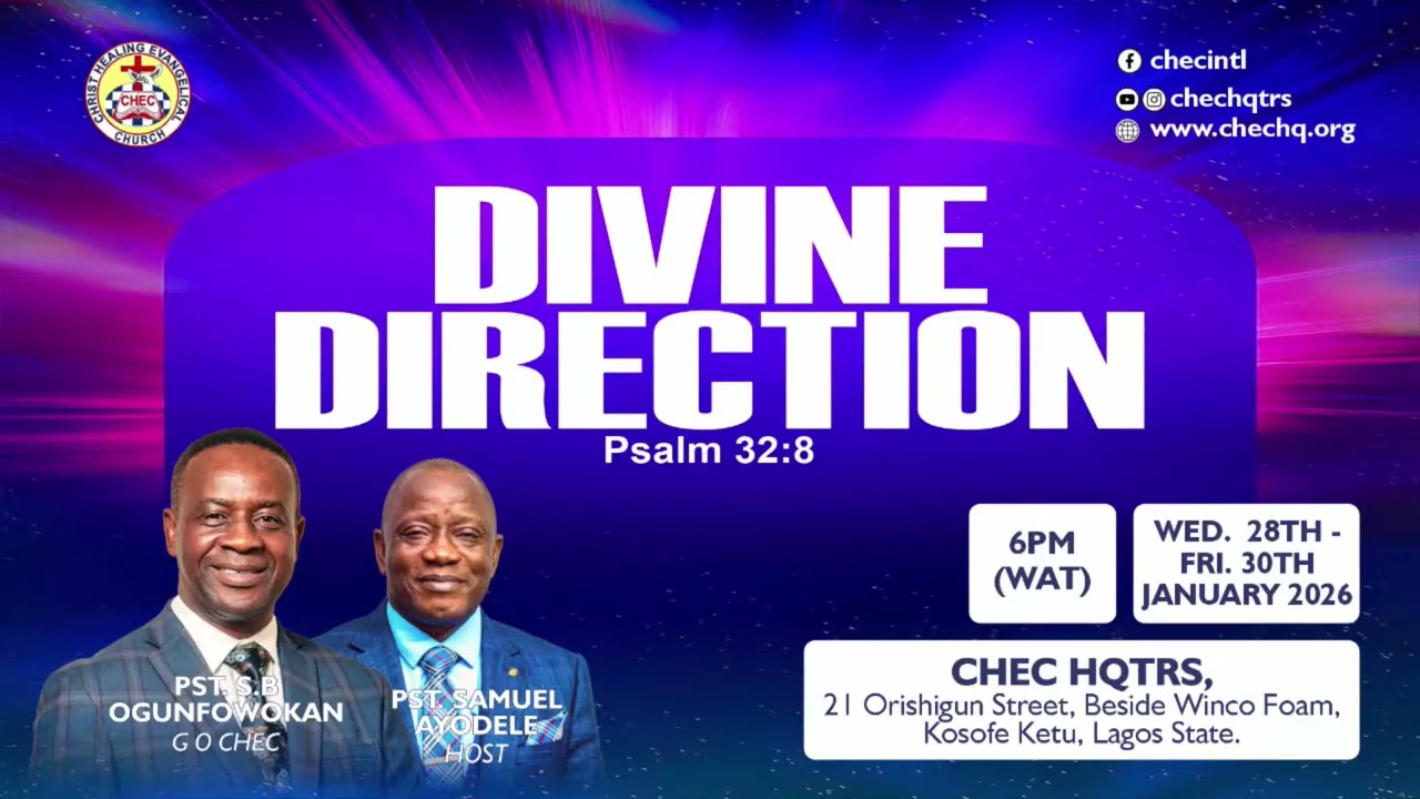 DIVINE DIRECTION (PSALM 32:8)
