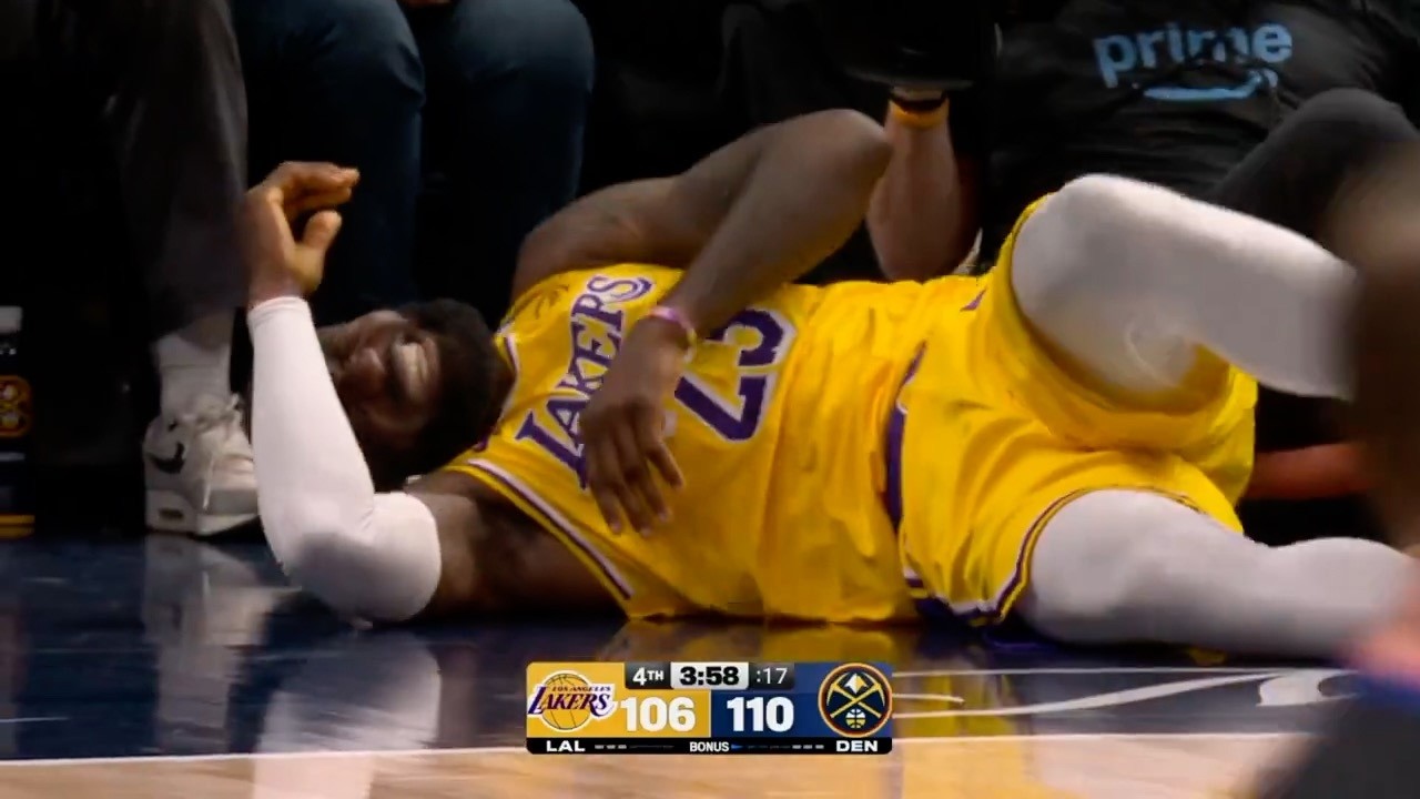 Lebron James HEATED After Nikola Jokic INJURES Him
