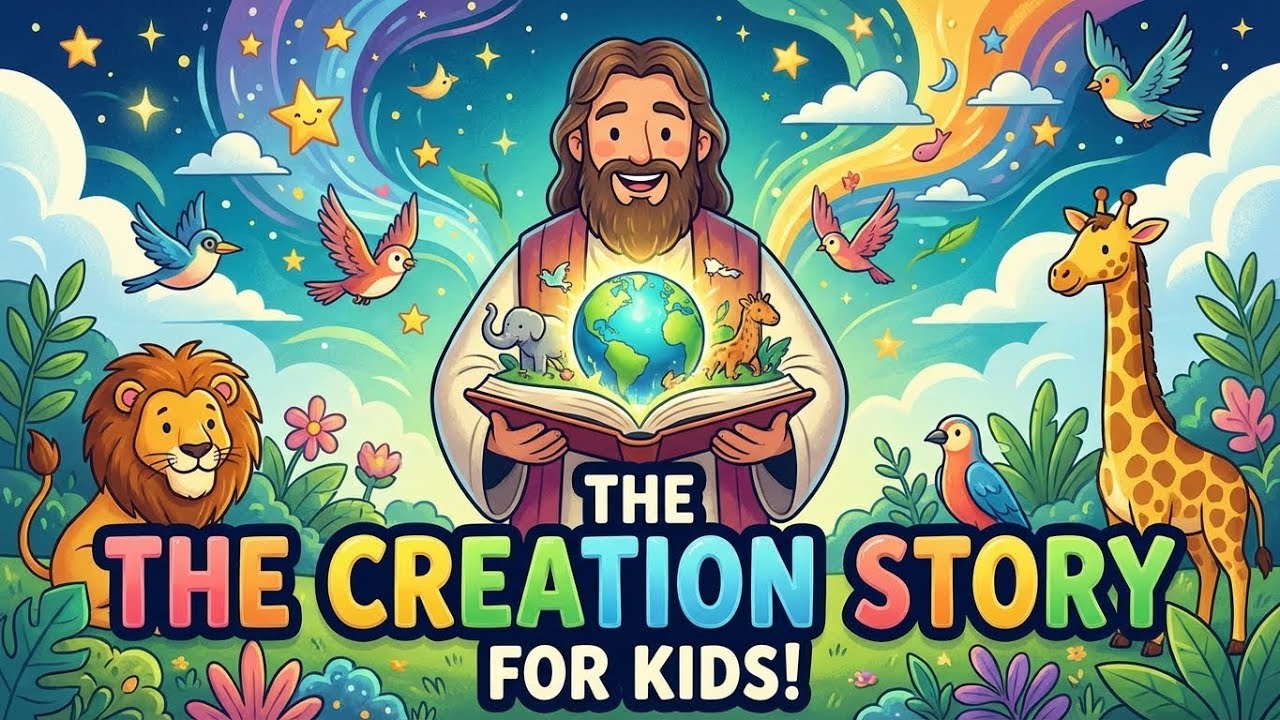 The Creation Story: The Making of Heaven and Earth by God: Bible Stories for Kids