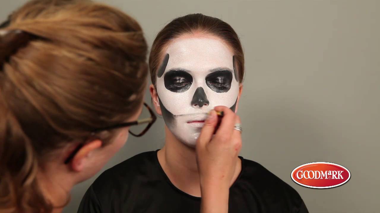 Kit maquillage squelette Halloween