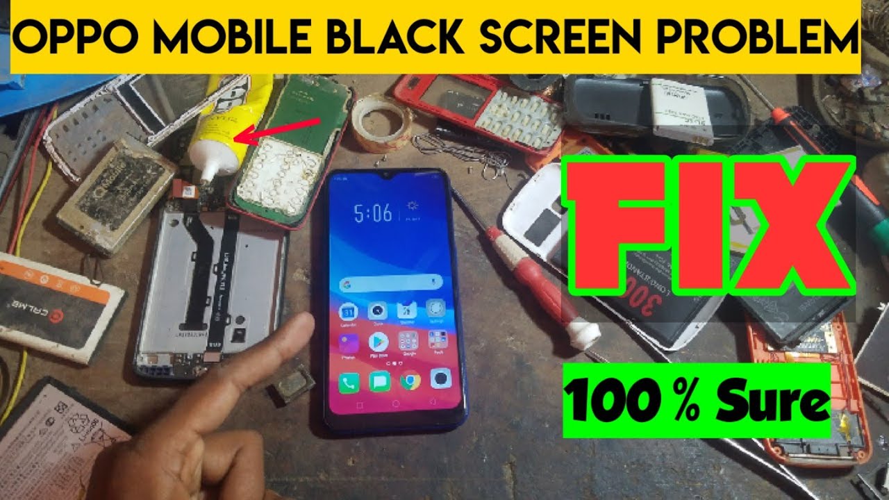 oppo a5s black screen solution | oppo a3s black screen problem | All oppo mobile black screen fix
