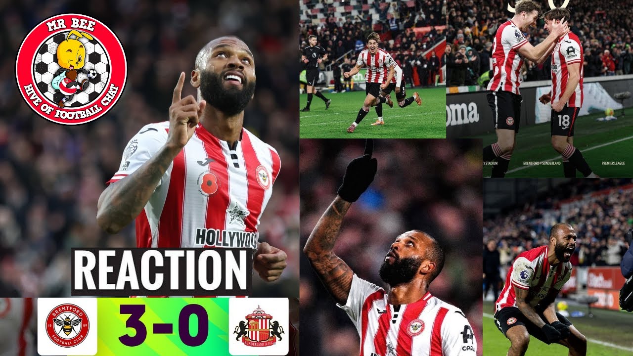 Bees 3-0 Sunderland We Swarm Sunderland Thiago With Two And Yarmoliuk With His First Ever Goal 🐝