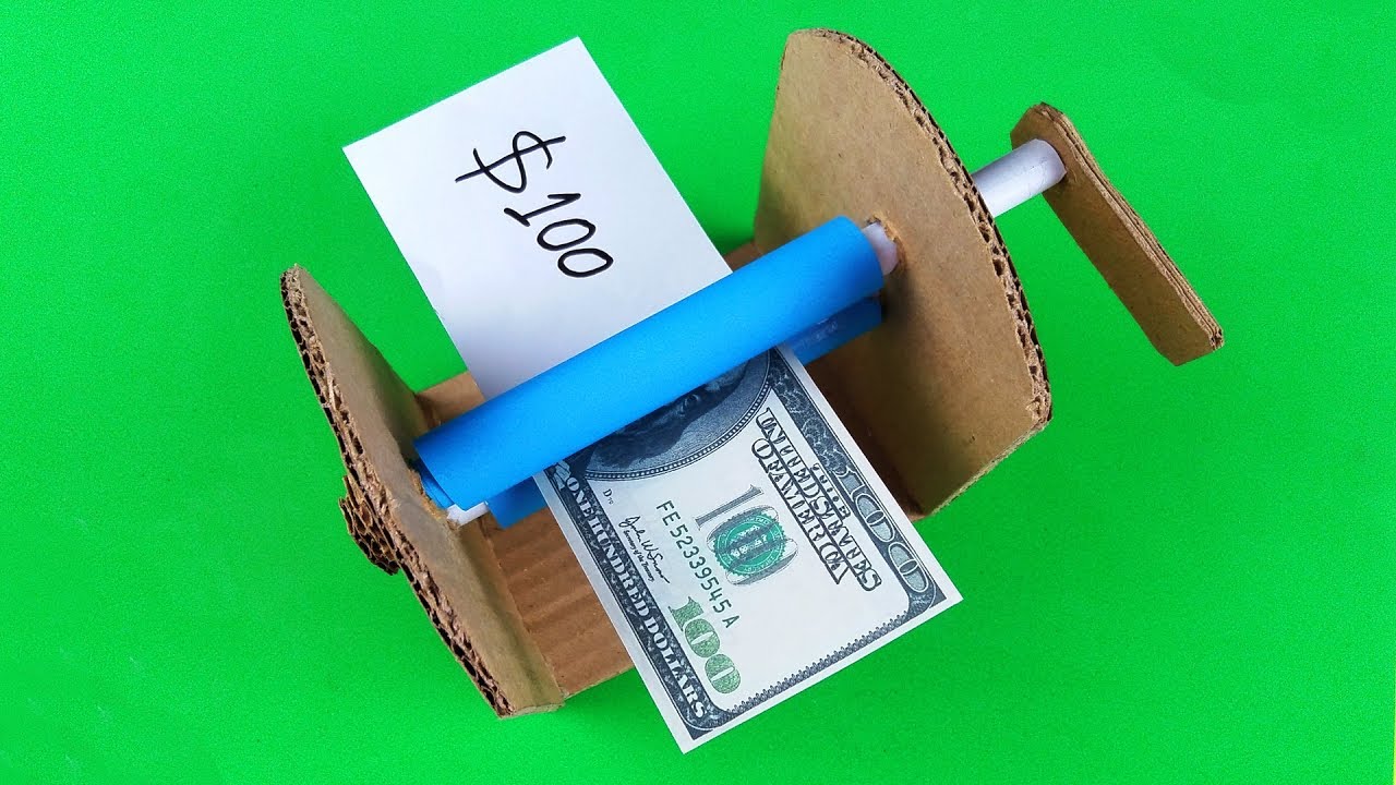 How to make MONEY PRINTER Machine - DIY Magic Trick