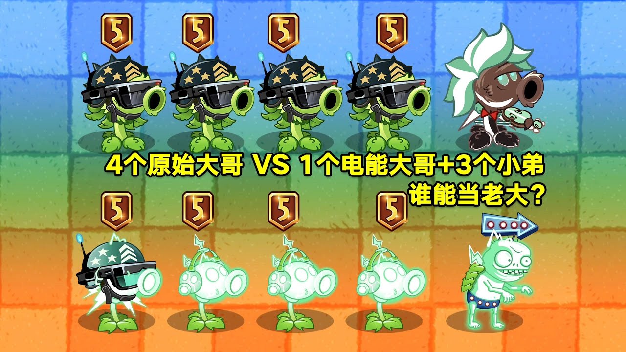 【老大之战】4个原始大哥 VS 1个电能大哥+3个小弟！DNF手游