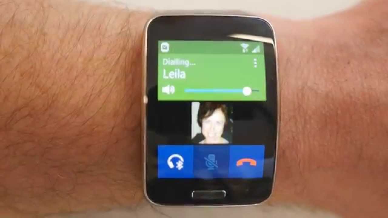 Samsung Gear S phone call quality and built in apps