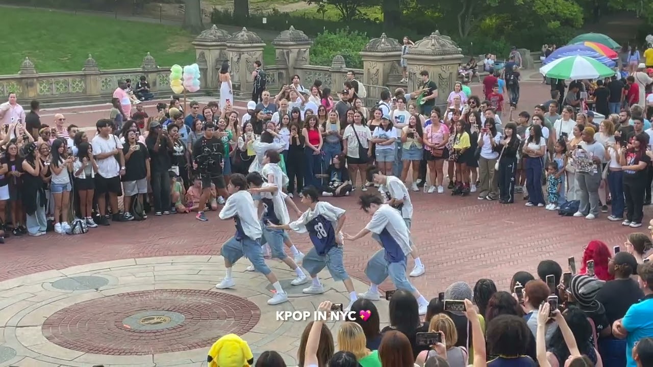NEWBEAT NY Busking 뉴욕 버스킹 2024.08.11: MANIAC + S-Class (Stray Kids) dance cover