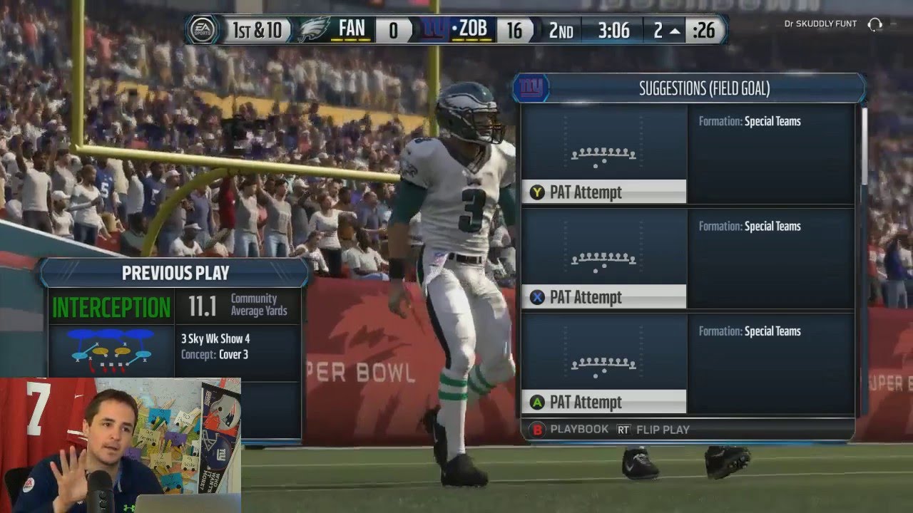 Madden 16 - Night Train Pick Six (ZFarls Play Of The Day)