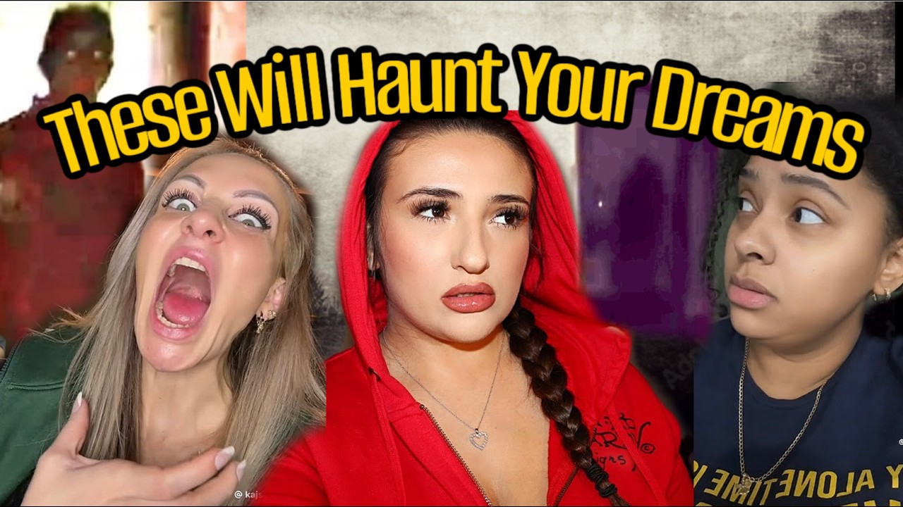 DO NOT watch these videos alone, watch with me! (The scary side of TikTok) 