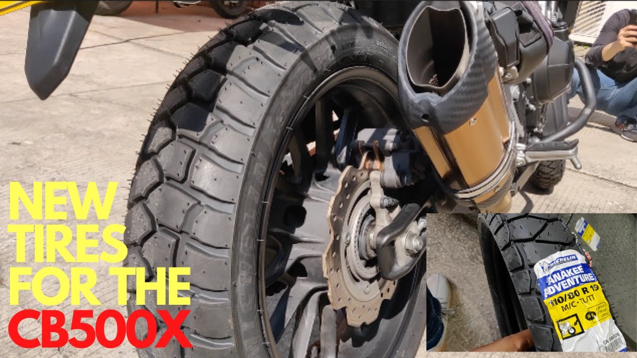MICHELIN Anakee Adventure Tires Installed On 2019 Honda CB500X