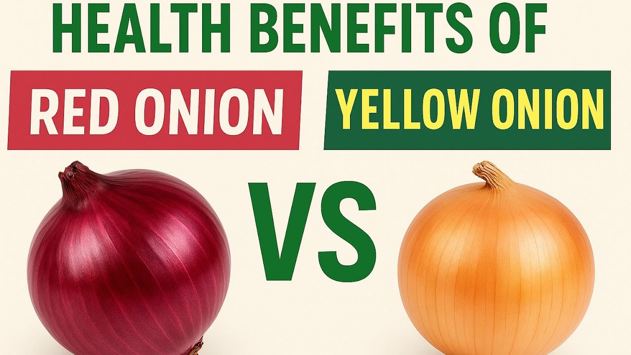 Red Onion vs Yellow Onion: Which Is Healthier? #health #nature #onion