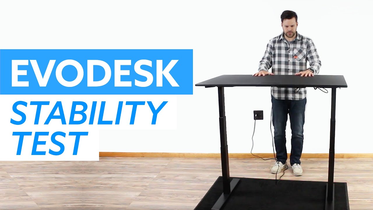 Evodesk Stability Test - Stand Up Desk Wobble and Rocking Test