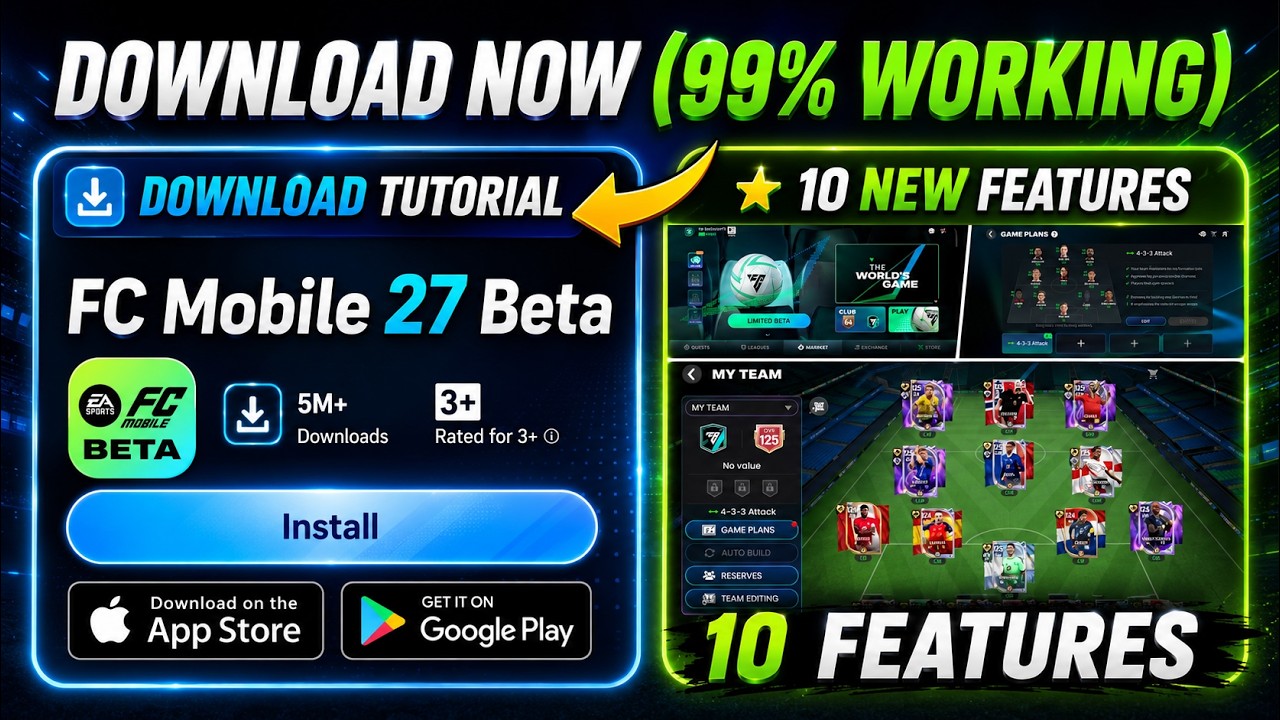 Как скачать FC Mobile 27 Beta &mdash; руководство для Android и iOS | Mr. Believer