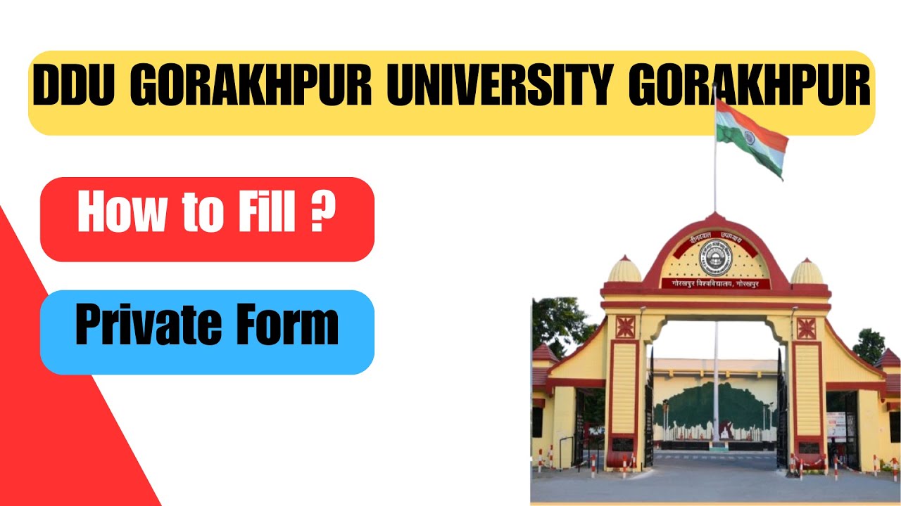 How To Fill Private Form 2025-26 ?  | UG And PG Courses | DDU gorakhpur University