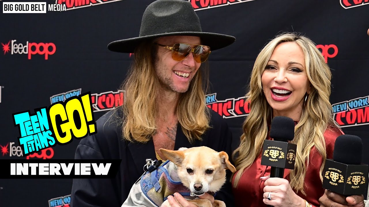 Greg Cipes & Tara Strong Interview | Teen Titans Go! | NYCC 2024