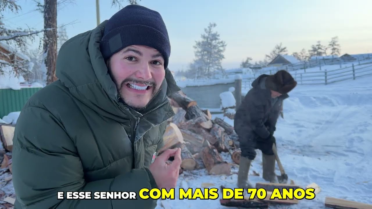 ASSIM VIVEM AS PESSOAS NO LUGAR MAIS FRIO DO PLANETA