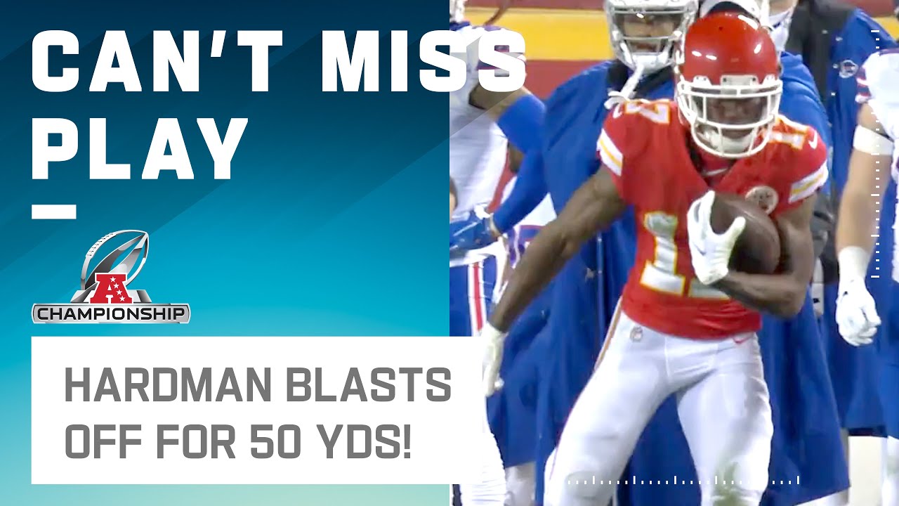 Hardman Turns on the Afterburners for 50-Yd Gain!