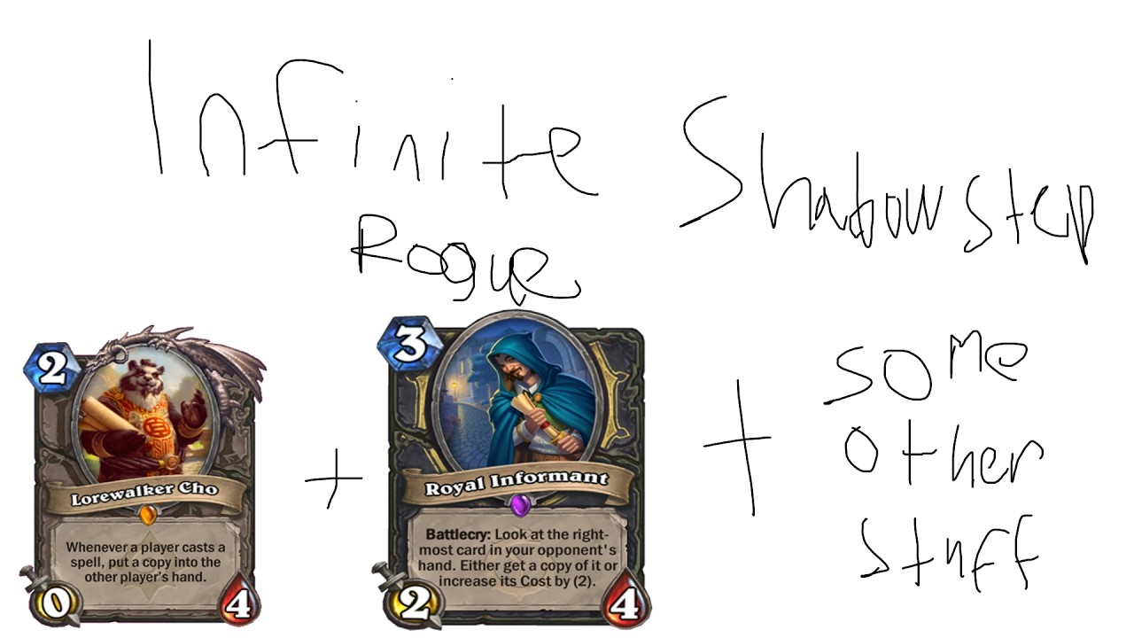 infinite shadowstep rogue (please help)