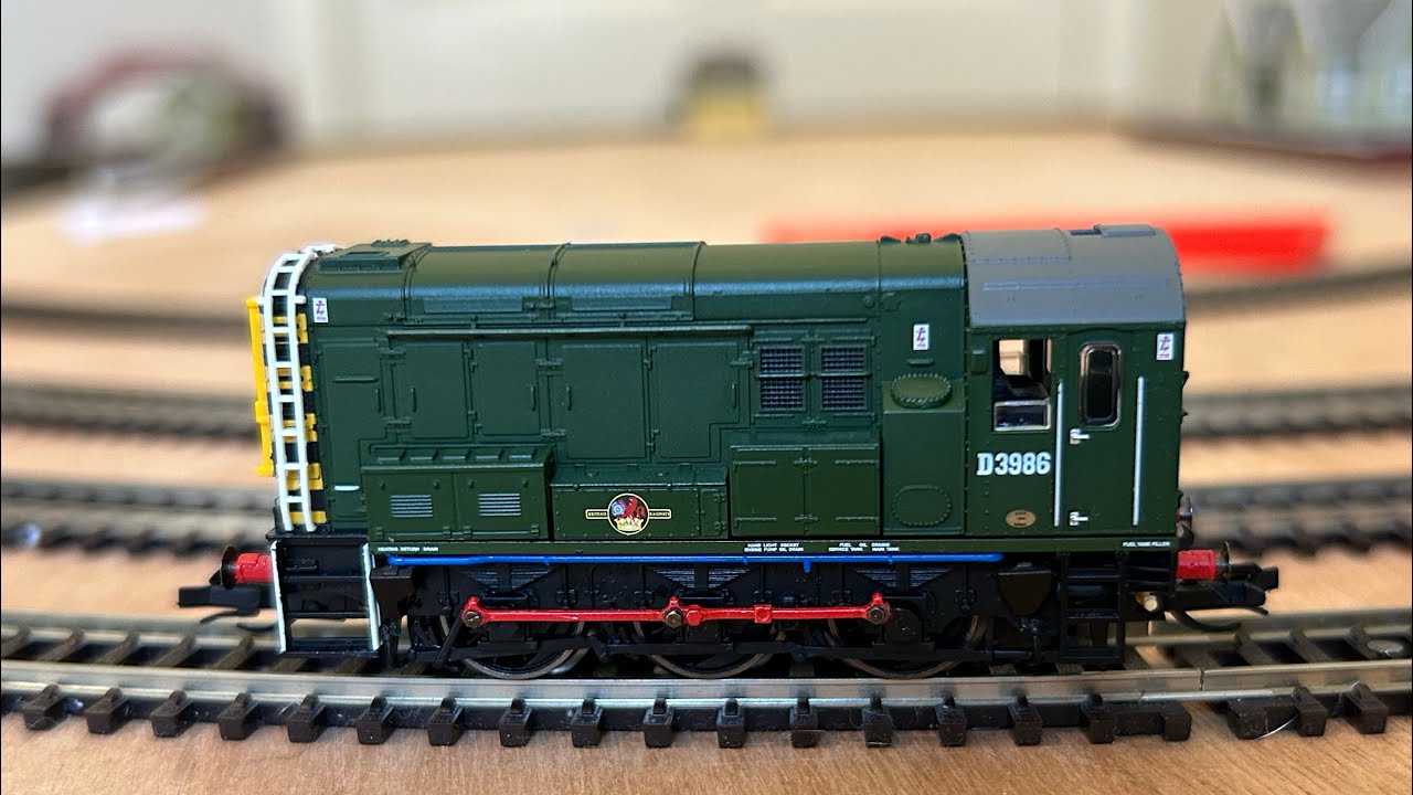 BR, Class 08, 0-6-0, D3986 in TT:120 from Hornby #tt120 #hornby #train #modeltrains #model #railway