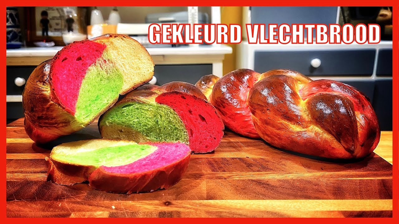 Gekleurd vlechtbrood I KOKEN MET GUNTHER