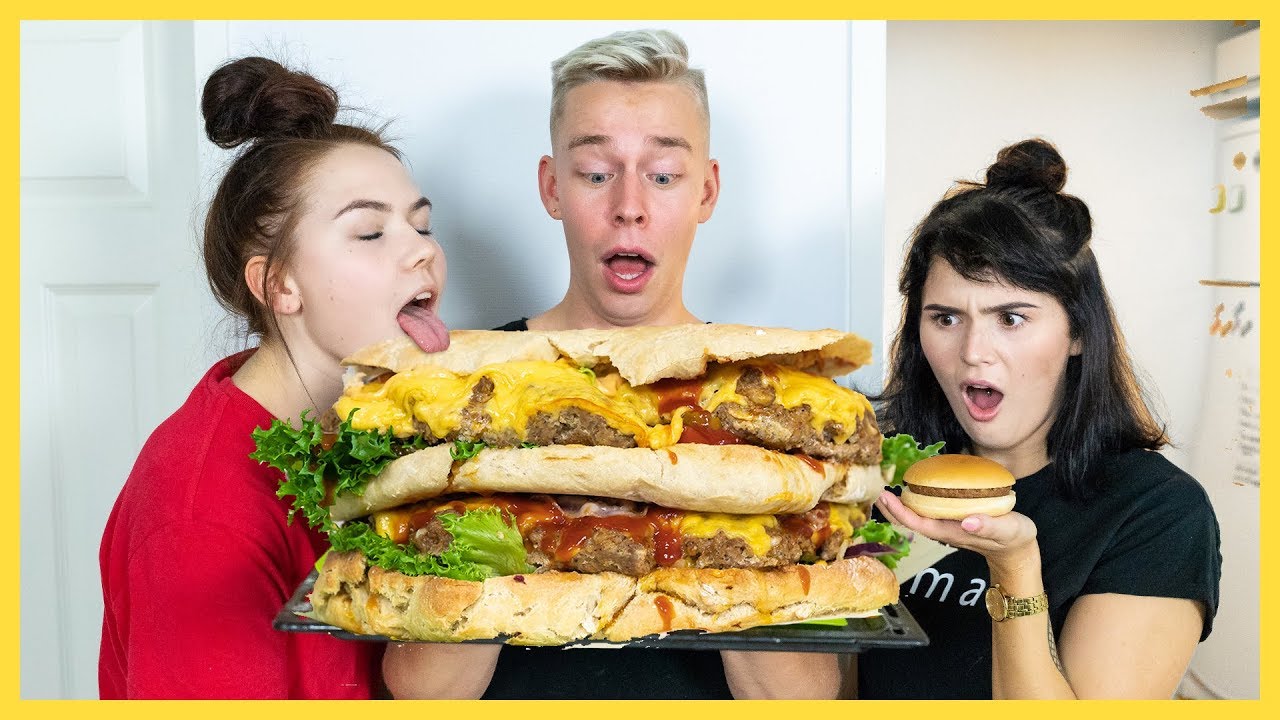 TEHDÄÄN 15 KILON HAMPURILAINEN 🍔