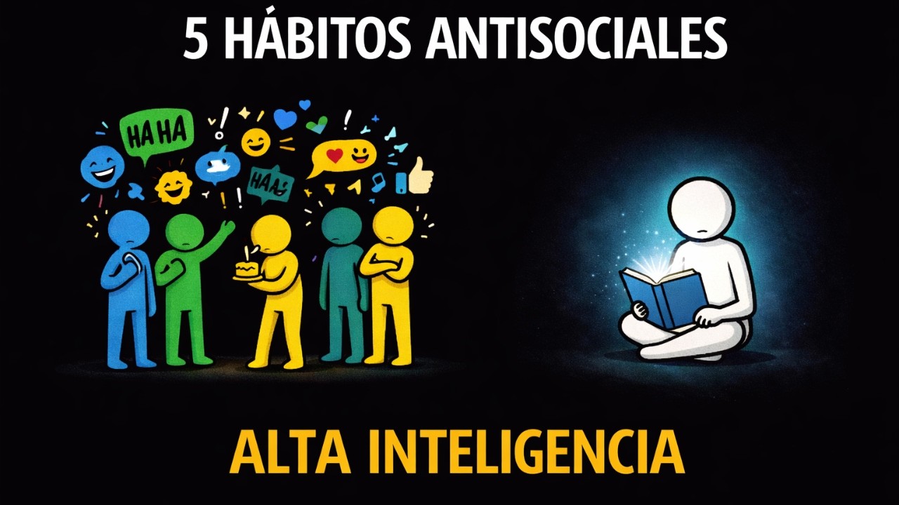 5 Hábitos Antisociales que Indican Alta Inteligencia