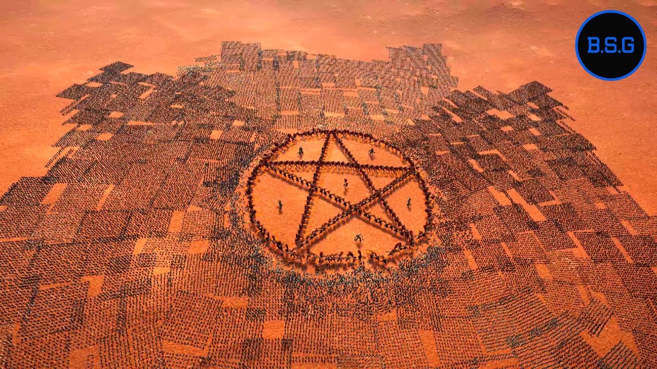 DEMON LORD STAR vs 80,000 West Kingdoms - Epic Fantasy Battle Simulator EFBS